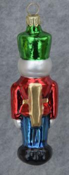 Preview: Nußknacker rote Jacke, blaue Hose, grüner Hut